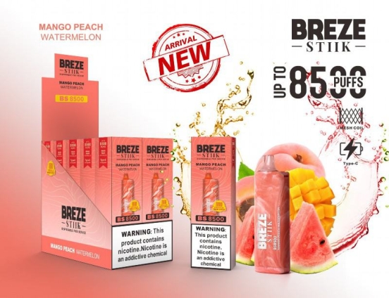 Premium Wholesale Breze Bs523 8500 Puffs Disposable Vapes