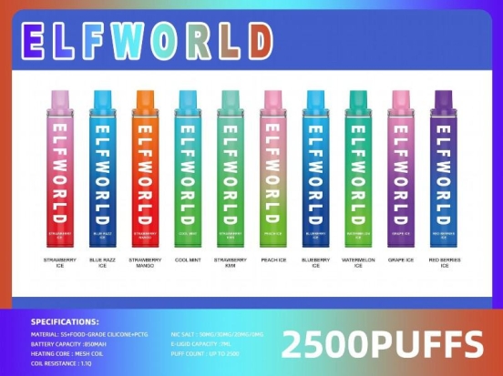 Best Selling Elfworld Vape Elf World Mg 2500