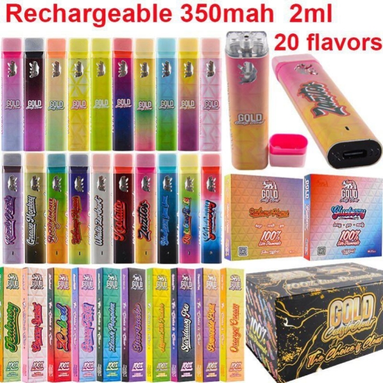 Gold coast clear Big Puff Pens Plus