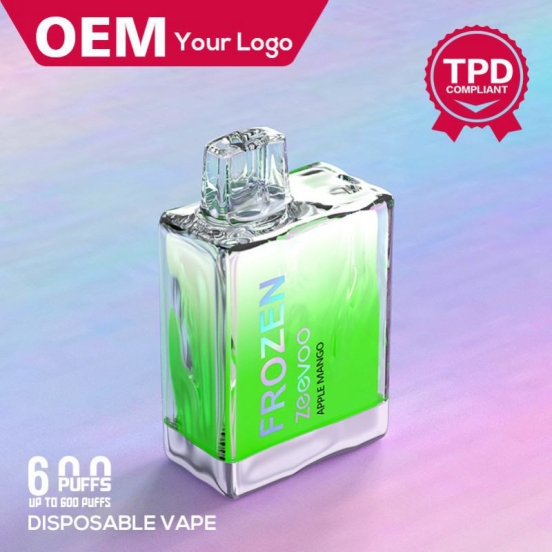 2024 Best Selling Your Logo Vape Frozen 600 Puffs Nederland