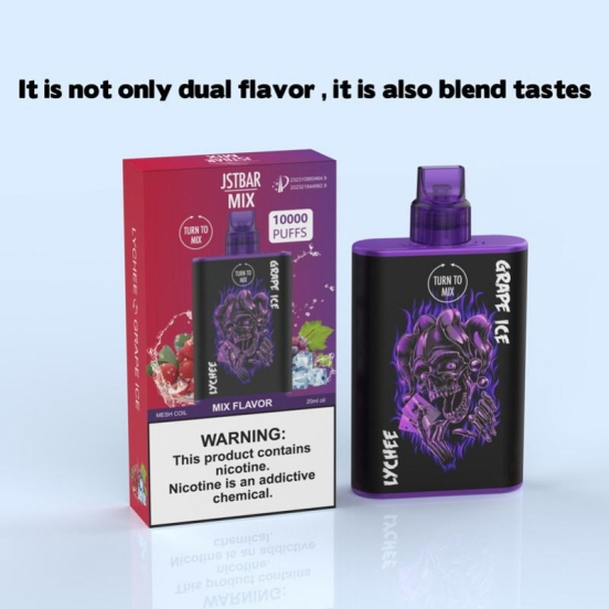 customized Dual Flavor Blend Tastes 10000 Vape Pen
