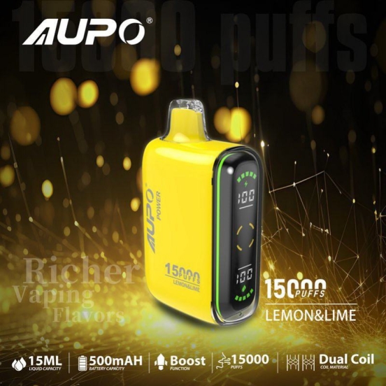 Bulk Price AUPO Fast Shipping Aupo 15000 Disposable 15m Vape Big Puff Pen Plus