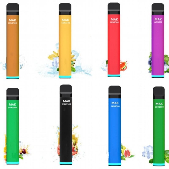 MAK Disposable Vape Bars Lux1500 Wholesale