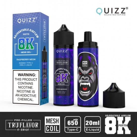 Oem Blizzard Disposable Vapes Wholesale Quizz Qd62  Disposable 8000 Puffs