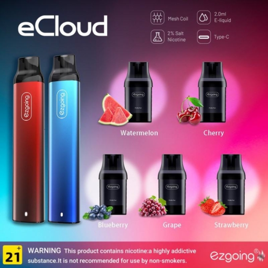 Ezgoing Ezgoing-ecloud About 600 Puffs Vapes Wholesale