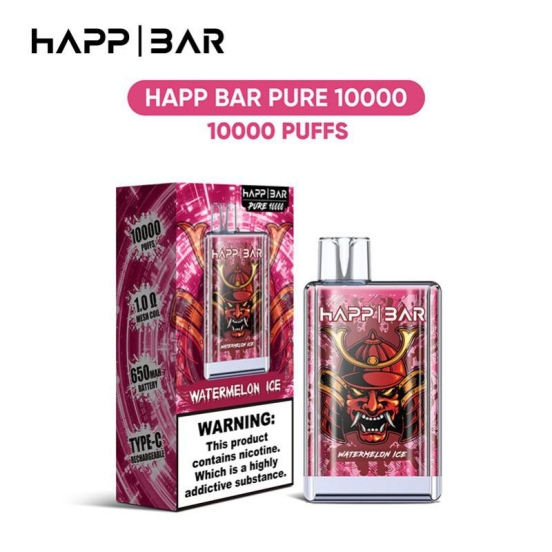 Wholesale BANANATIMES/Custom Happ Crystal Pure- Disposable E 10000 Puffs Vape Disposables