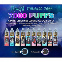 RM Rm Tornado 7000 Puffs Big Hit Disposable Vape
