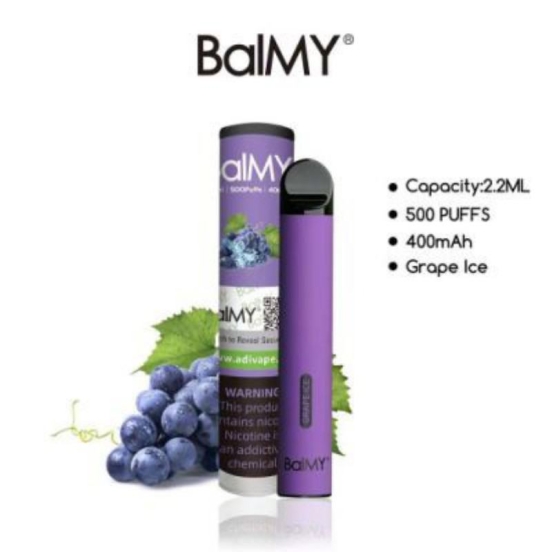 Wholesale Vape Bars BalMY Balmy 500 Puffs