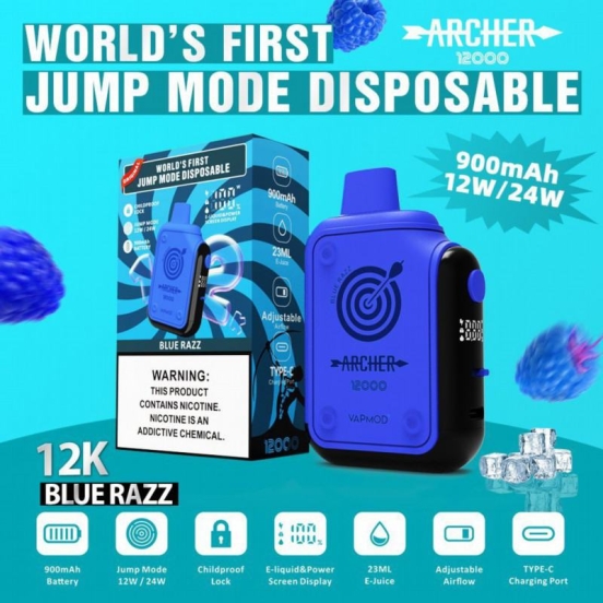 zbood Wholesale Disposable Vape Bars Archer 12000