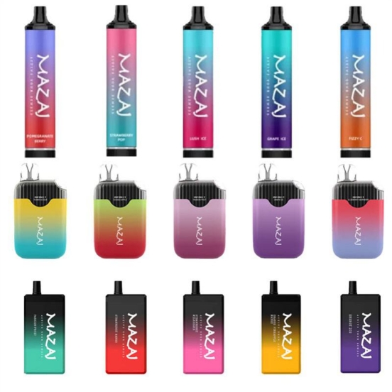 Wide Flavor Selection Mazaj 5000 Puffs Disposable Smooth Hit Vape