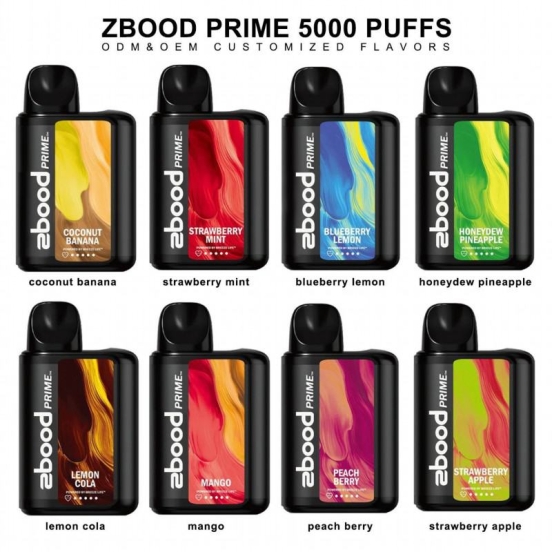 2024's Top Sellers Disposable Vape Wholesale zbood Zbood Prime 5000 12000 Puffs