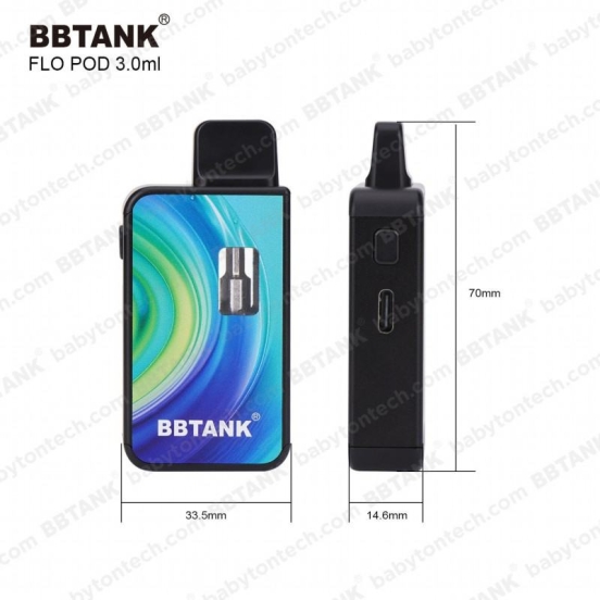 Wide Flavor Selection BBTANK Puff Flo Pod Disposable E-cigarette
