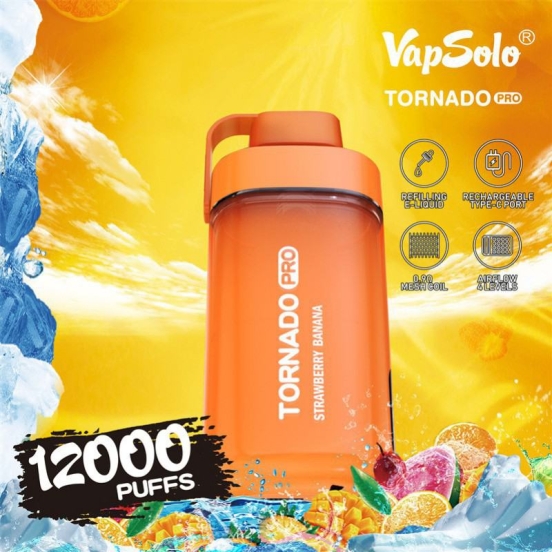 Wholesale Disposable Vape Vapsolo Tornado Pro 12k 12000 Puffs