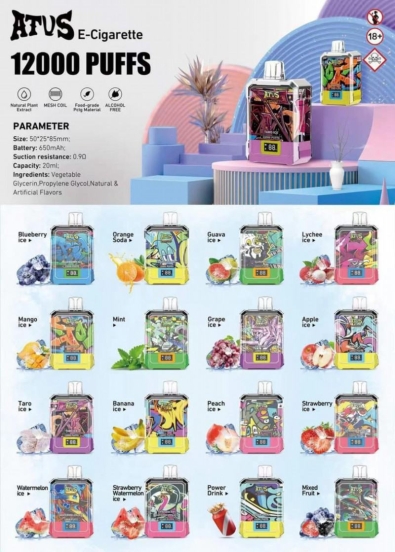 ATVS Atvs 12000 Puffs Disposable Vape Brands