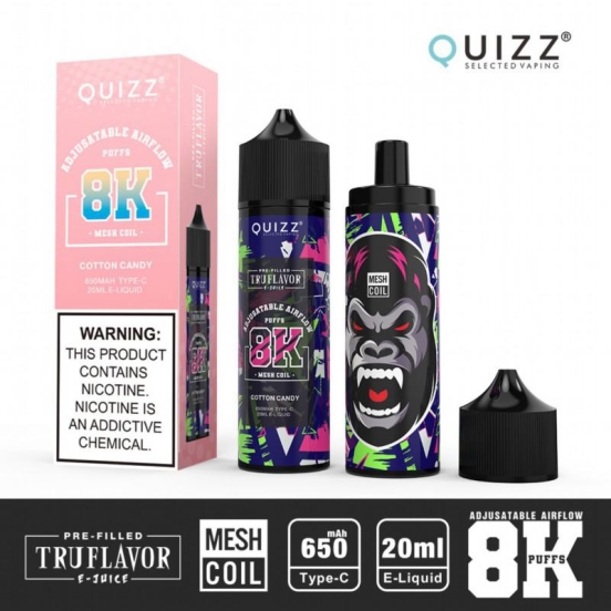 Oem Blizzard Disposable Vapes Wholesale Quizz Qd62  Disposable 8000 Puffs