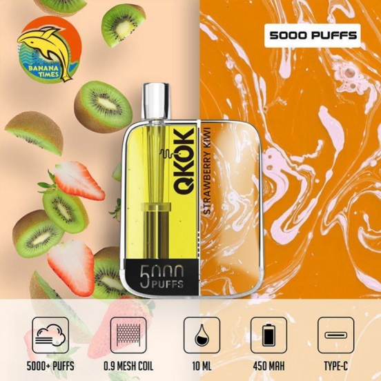 Customized Kelly Box Disposable 5000 Puffs Vape Bars Wholesale