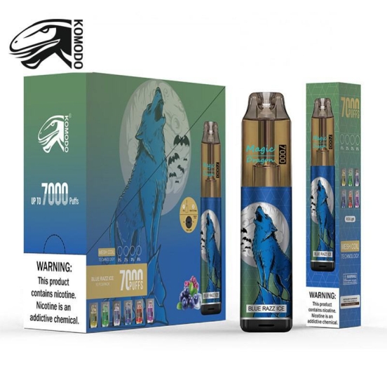 All Flavors Disposable Magic Dragon Vape Maigic Dragon 7000 Puffs Bar Wholesale