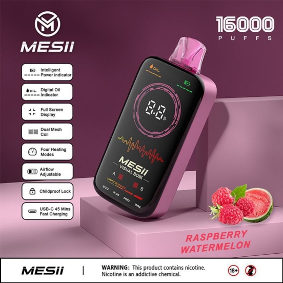 2024 Best Vapes Wholesale Mesii Visual Box 15000 Mesii Visual Box 16000 15000 Puffs