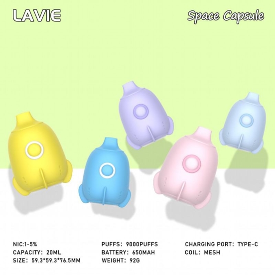 Original LAVIE Lavie Rocket 6000 Puffs Vape All Flavors