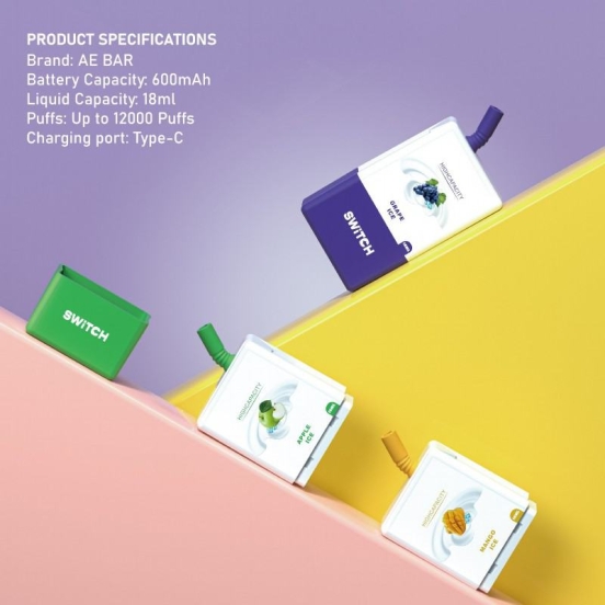 2024's Premium Vape Pen Puff Smok Mik 12000 Puffs Disposable E-cigarette