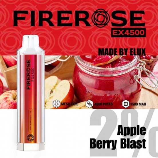 Top-notch Vaping Baish Disposable Vape Bar Firerose 4500