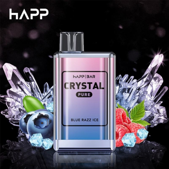 Disposable Vapride Happ Crystal Pure 6000 Puffs Vape Pen Wholesale