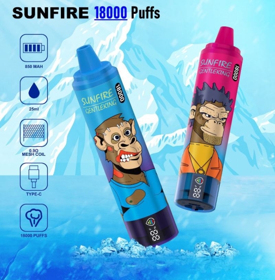 All Flavors Sunfire S33 18000 Puffs Disposable E-cigarette Nicotine