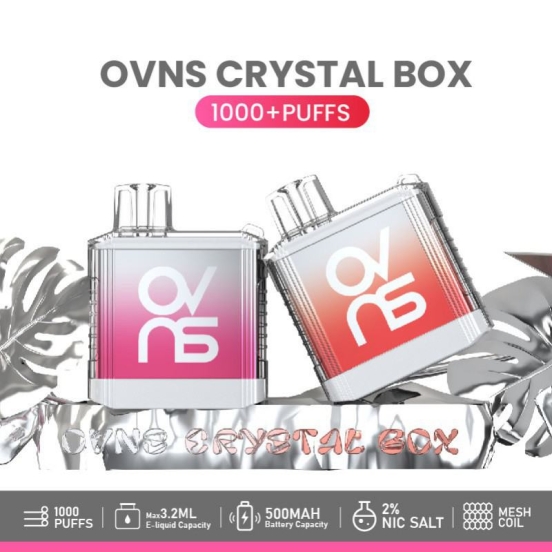 OVNS Technology Co., Ltd Ovns Crystal Box Tpd 600-1000 Puffs Disposable Vape Bars Wholesale