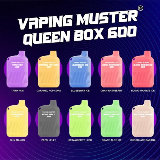 Disposable Vape Pens Vaping Muster Ndqbox 600 Puffs Wholesale