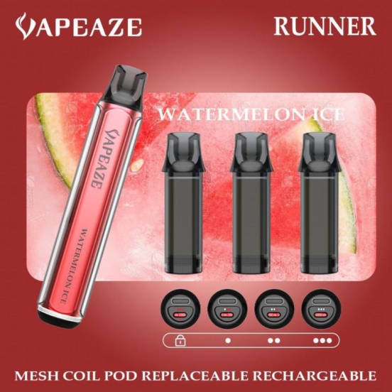Disposable AZE & Support Customization Vape Runner 1000 Puffs Bars Wholesale