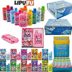Lipufu Pens Packman Gen 3 New Flavors Hits Vape Puffs