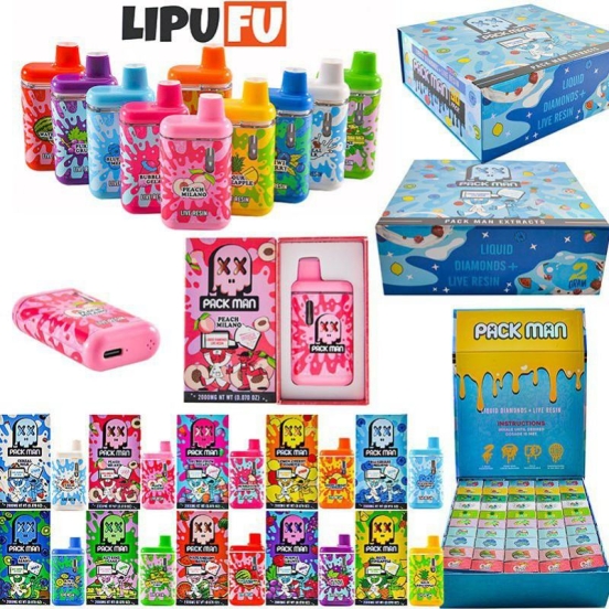 Lipufu Disposable Vape Pen Packman Gen 3 New Flavors Wholesale