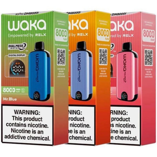 Disposable Vapes WAKA Waka Dmi 8000 Puffs Wholesale