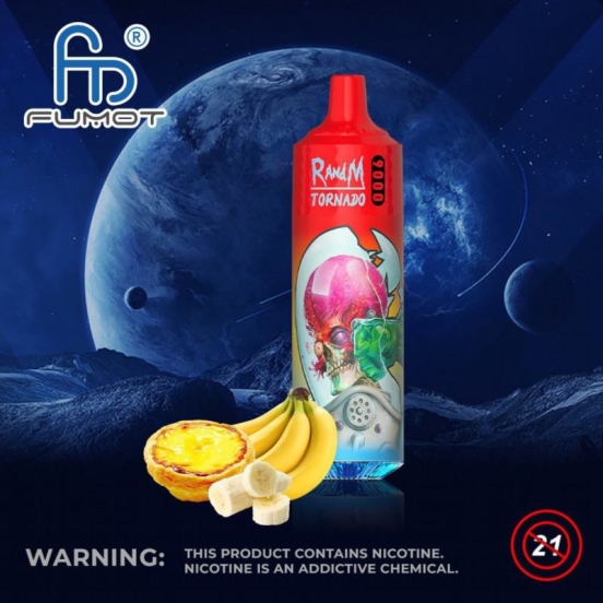 Wide Flavor Selection Wholesale Disposable Vapes Tastefog Randm Tornado 9000