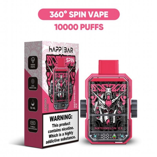 BANANATIMES/ Custom Happ Spin -  Disposable 10000 Puffs Disposable E-cigarette Puff
