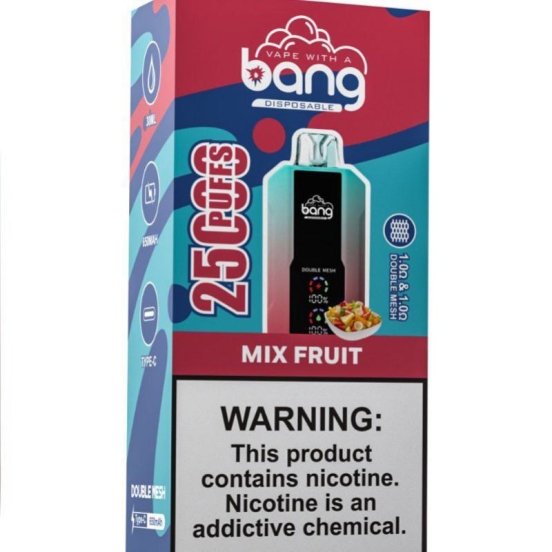 Wide Flavor Selection Bang -b43-25k Vape Rechargeable