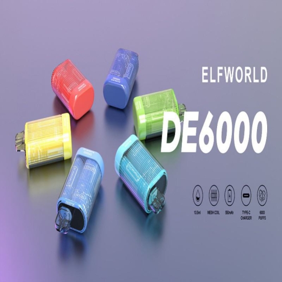 Vape Disposable Wholesale Elfworld De  15 Flavors 6000 Puffs