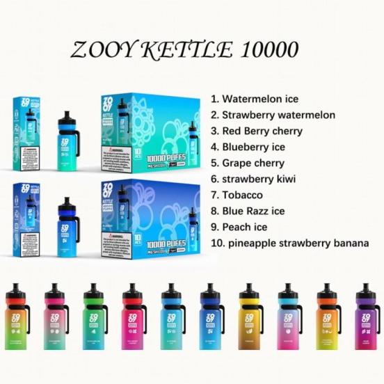 Zooy Kettle 10000 16000 Puffs Vape Disposables Wholesale