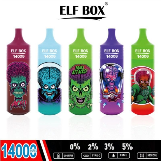 2024's Finest Vaping Wholesale Price no Elf Box Rgb 14000 Puffs Disposable Vape