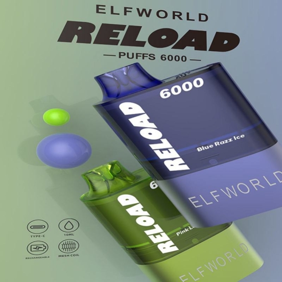 Wholesale Elfworld Reload Kit 6000 Puffs Vape Pen