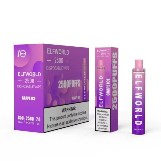 Disposable Elfworld 2500 Puffs Vape Brands