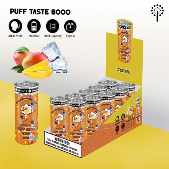 Best Vape Pen Disposable Vape zbood Taste 8000 Zbood Taste 8000 Puffs Brands