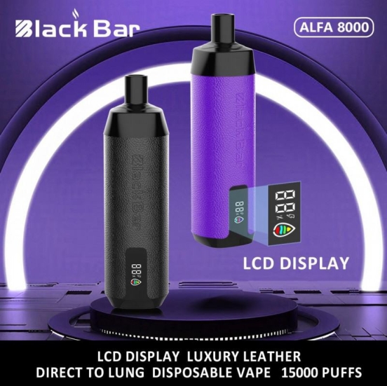 Premium Vape Pen Black (support OEM) Alfa 8000 Wholesale Price