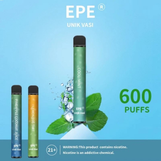 All Flavors Puff EPE 600 electronic Epe  Electronic 600 Puffs Disposable E-cigarette