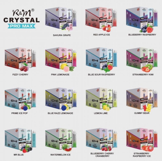 R&M R&m Crystal Max 4500 Disposable Vapes Wholesale