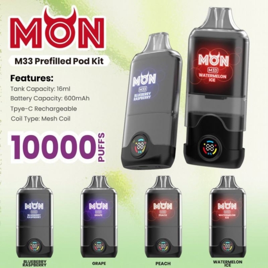 2024 Best Vape Wholesale Monr M33 10000 Puffs Disposable Vape