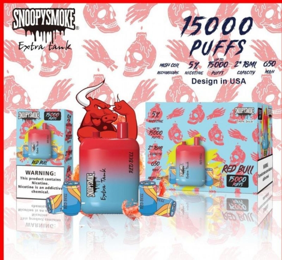 SNOOPYSMOKE Vape Pen Snoopysmoke Extra Tank Nicotine 15000 Puffs Wholesale