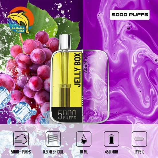2024 Bulk Pricing Banana Times Jelly Box 5000 Puffs Wholesale Disposable Vape Pen
