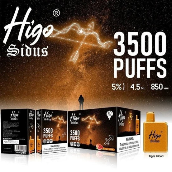 Best Higo 3500 Vape Rechargeable