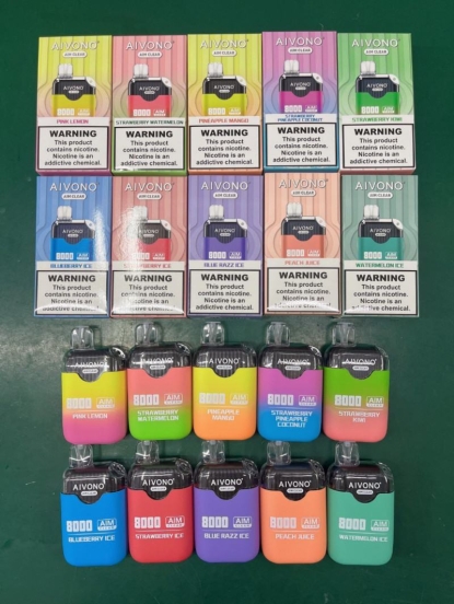 All Flavors Wholesale Disposable Aivono Aivono 8000 8000+ Puffs Vape Pens